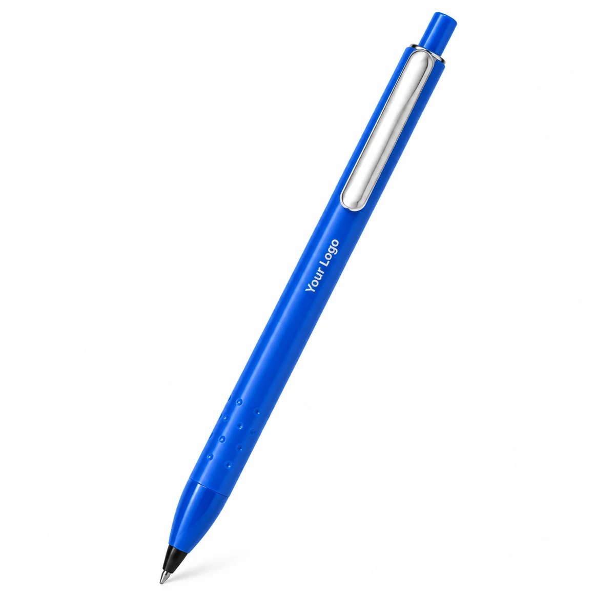 Blue Plastic Click Pen